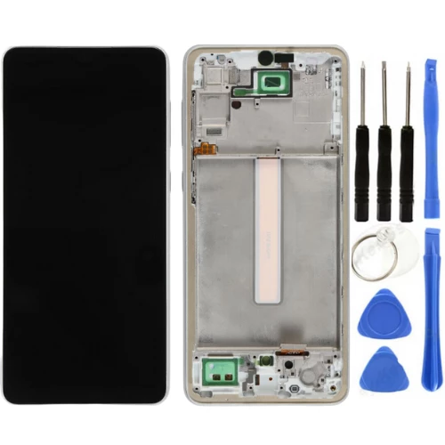 TE Samsung A33 5G A336F Uyumlu Çıtalı Lcd Ekran Beyaz + Tamir Seti ürün görseli 1