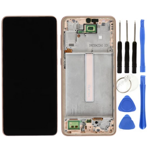 TE Samsung A33 5G A336F Uyumlu Lcd Ekran Çıtalı Servis Gold ürün görseli 1