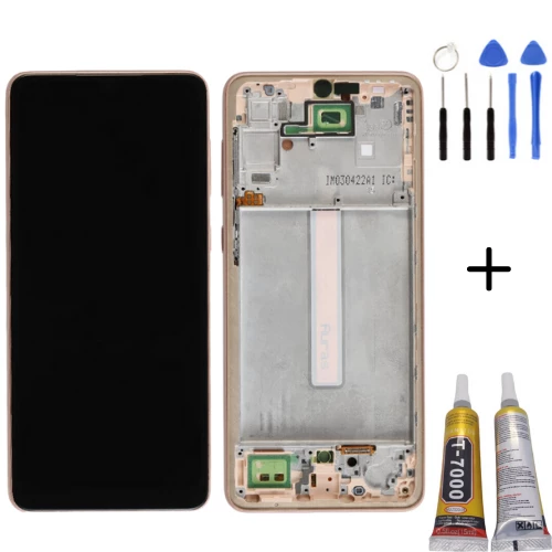 TE Samsung A33 5G A336F Uyumlu OLED Çıtalı Lcd Ekran Gold ürün görseli 1