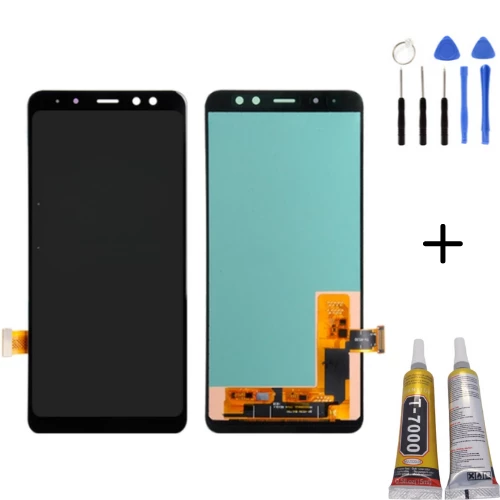 TE Samsung A8 2018 A530F Uyumlu A Kalite Lcd Ekran + Montaj Kiti ürün görseli 1