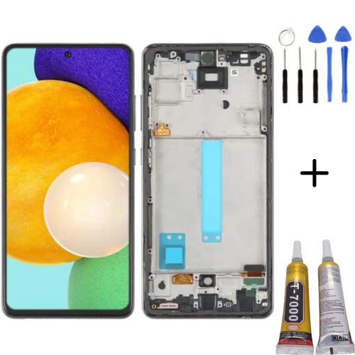 TE Samsung A52 5G A526F Uyumlu Çıtalı Lcd Ekran Servis +Montaj Kiti ürün görseli 1