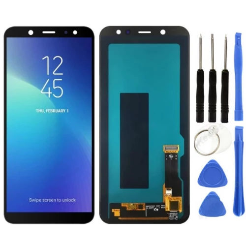 TE Samsung A6 2018 A600F Uyumlu OLED Lcd Ekran + Tamir Seti ürün görseli 1