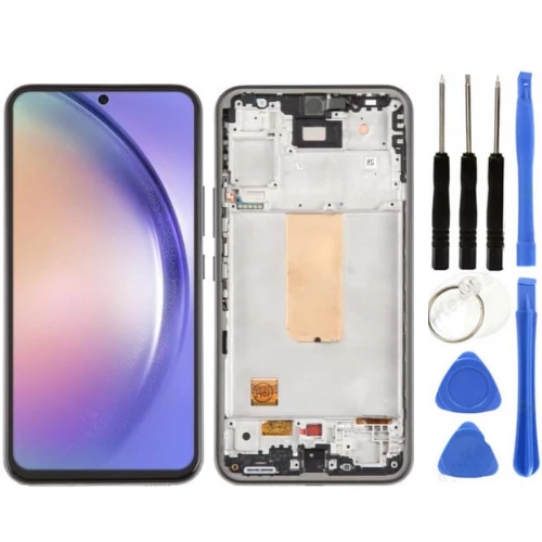 TE Samsung A54 5G A546F Uyumlu Lcd Ekran Servis Siyah + Tamir Seti ürün görseli 1
