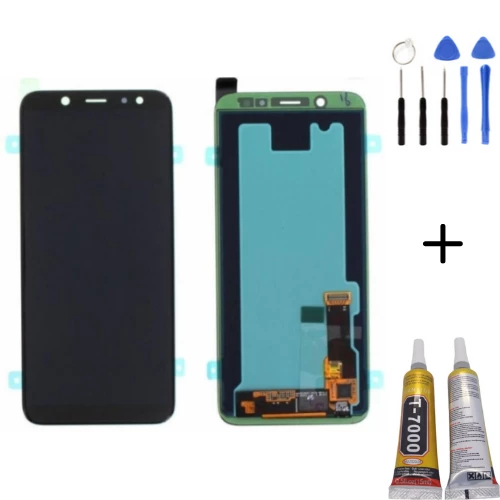 TE Samsung A6 2018 A600F Uyumlu A Kalite Lcd Ekran + Montaj Kiti ürün görseli 1