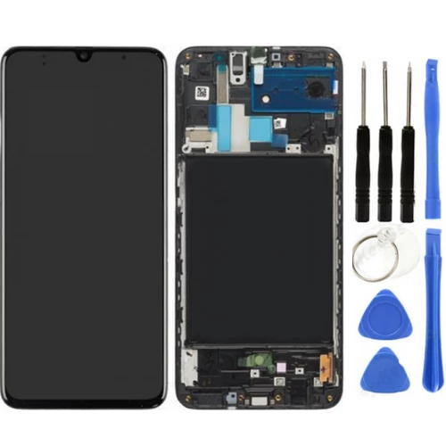 TE Samsung A70 A705F Uyumlu Çıtalı Lcd Ekran + Tamir Seti ürün görseli 1