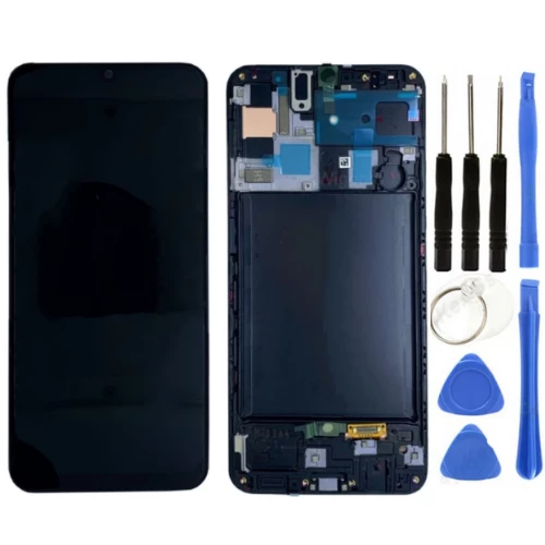 TE Samsung A70S A707F Uyumlu Çıtalı Lcd Ekran + Tamir Seti ürün görseli 1