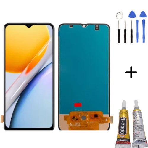 TE Samsung A70S A707F Uyumlu OLED Lcd Ekran + Montaj Kiti ürün görseli 1