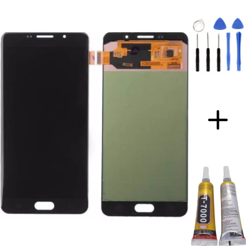 TE Samsung A7 2016 A710F Uyumlu Lcd Ekran Siyah Servis Montaj Kiti ürün görseli 1