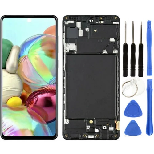 TE Samsung A71 A715F Uyumlu Çıtalı Lcd Ekran Servis + Tamir Seti ürün görseli 1