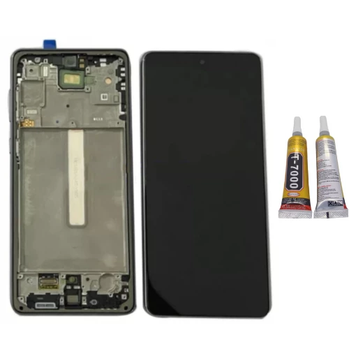 TE Samsung A73 5G A736F Uyumlu Çıtalı Lcd Ekran + B7000 ürün görseli 1