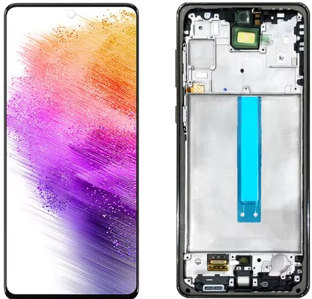 TE Samsung A73 5G A736F Uyumlu OLED Çıtalı Lcd Ekran Dokunmatik ürün görseli 1