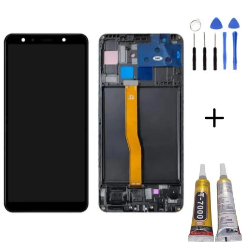 TE Samsung A7 2018 A750F Uyumlu Çıtalı Lcd Ekran + Montaj Kiti ürün görseli 1