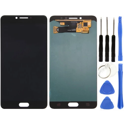 TE Samsung C7 Pro C7010 Uyumlu Lcd Ekran Siyah + Tamir Seti ürün görseli 1