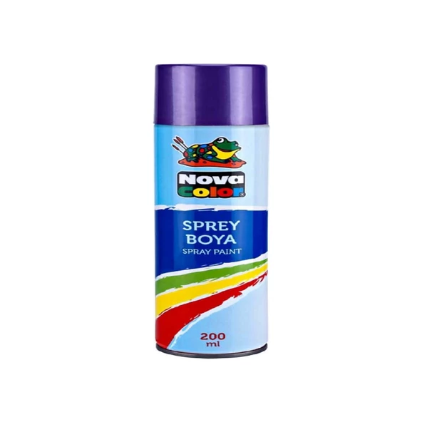 Nova Color Sprey Boya 200 ML Mor NC-808 ürün görseli 1