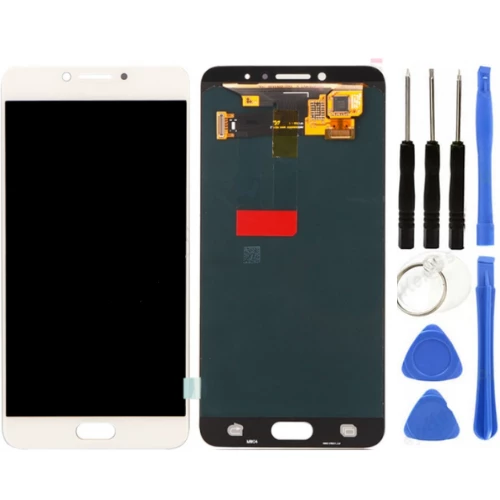 TE Samsung C7 Pro C7010 Uyumlu Lcd Ekran Beyaz + Tamir Seti ürün görseli 1