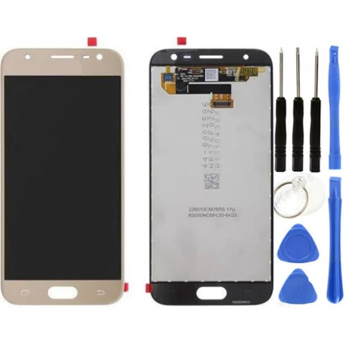 TE Samsung J3 PRO J330 Uyumlu OLED Lcd Ekran Gold + Tamir Seti ürün görseli 1