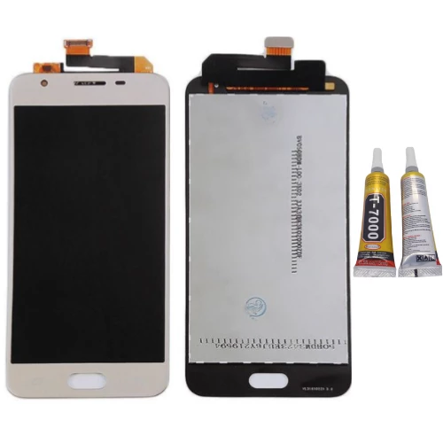 TE Samsung J5 Prime G570 Uyumlu Lcd Ekran Beyaz + B7000 ürün görseli 1