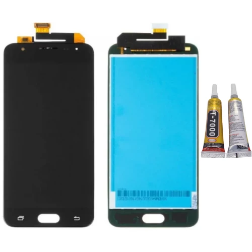 TE Samsung J5 Prime G570 Uyumlu Lcd Ekran Servis Siyah + B7000 ürün görseli 1