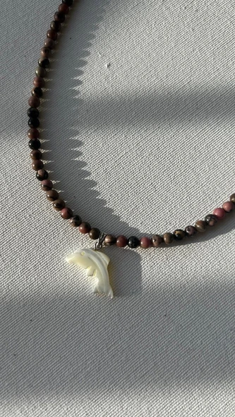 Rodonit kolye - Resim 7