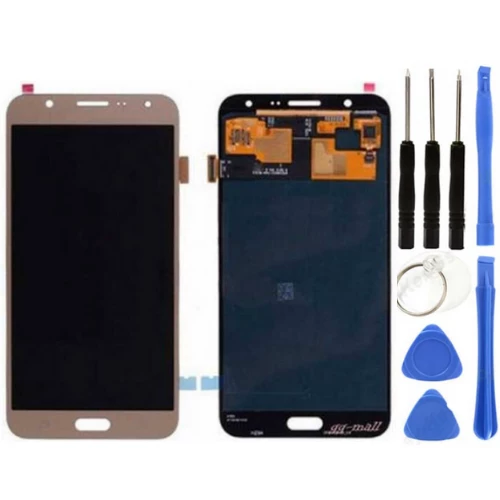 TE Samsung J7 J700 Uyumlu Lcd Ekran Servis Gold +Tamir Seti ürün görseli 1