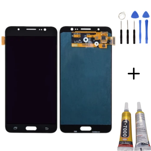 TE Samsung J7 2016 J710 Uyumlu A Kalite Lcd Ekran Siyah Montaj Kiti ürün görseli 1