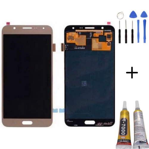 TE Samsung J7 Core J701 Uyumlu Lcd Ekran Servis Gold + Montaj Kiti ürün görseli 1