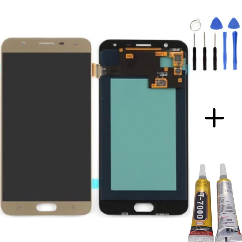 TE Samsung J7 Duo J720 Uyumlu Lcd Ekran Servis Gold + Montaj Kiti ürün görseli 1