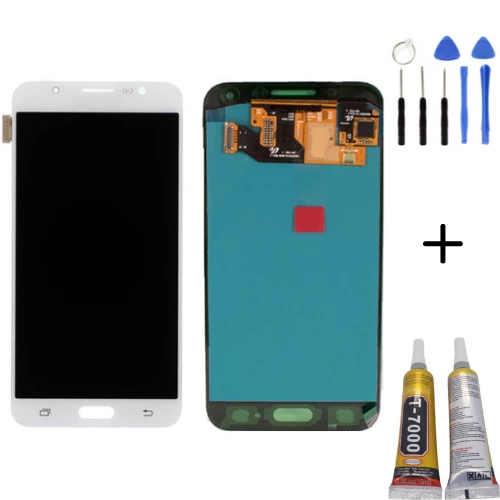 TE Samsung J7 Prime G610F Uyumlu Lcd Ekran Beyaz + Montaj Kiti ürün görseli 1