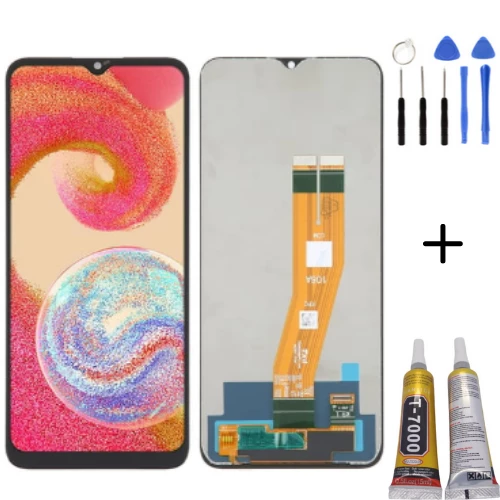TE Samsung M04 M045 Uyumlu OLED Lcd Ekran + Montaj Kiti ürün görseli 1