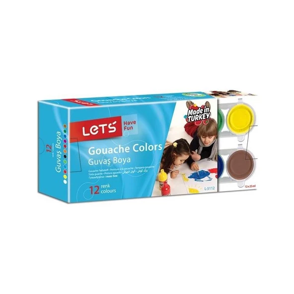 Lets Guaj Boya 25 ML 12 Renk L-5112 ürün görseli 1