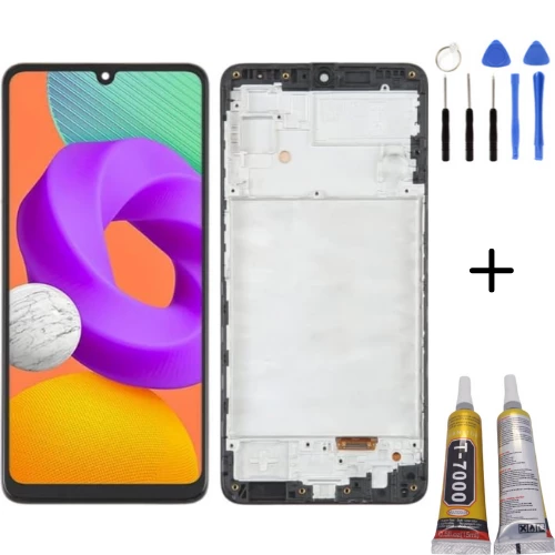 TE Samsung M22 M225 Uyumlu Çıtalı Lcd Ekran Servis + Montaj Kiti ürün görseli 1