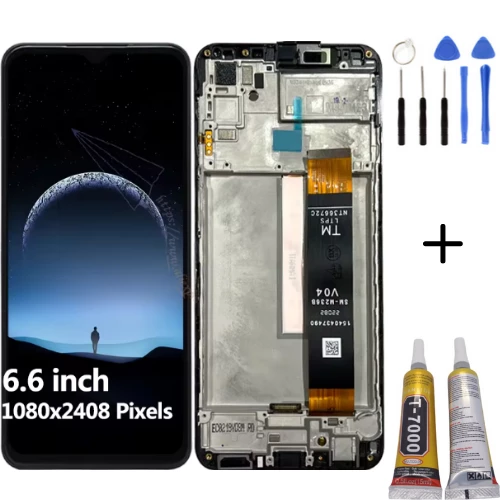 TE Samsung M23 M236 Uyumlu Çıtalı OLED Lcd Ekran + Montaj Kiti ürün görseli 1