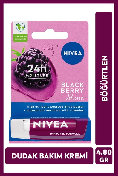 Nivea Böğürtlen Dudak Bakım Kremi Ve Parlatıcısı 4.8 G ürün görseli 1