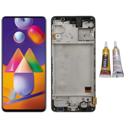 TE Samsung M31s M317 Uyumlu Çıtalı OLED Lcd Ekran + B7000 ürün görseli 1