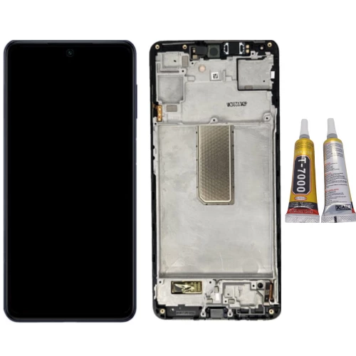 TE Samsung M54 5G M546 Uyumlu Çıtalı A KaliteLcd Ekran + B7000 ürün görseli 1