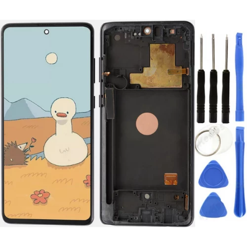 TE Samsung Note 10 Lite N770 Uyumlu Çıtalı A Kalite Lcd Ekran Siyah ürün görseli 1