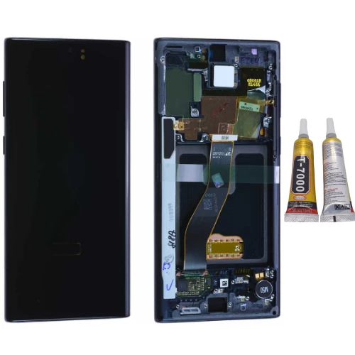 TE Samsung Note 10 N970 Uyumlu Çıtalı OLED Lcd Ekran Siyah ürün görseli 1