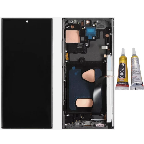 TE Samsung Note 20 Ultra N985 Uyumlu Çıtalı OLED Lcd Ekran Siyah ürün görseli 1
