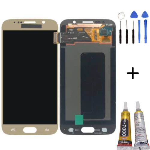 TE Samsung Note 5 N920 Uyumlu Lcd Ekran Servis Gold + Montaj Kiti ürün görseli 1