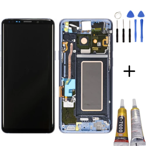 TE Samsung S9 G960F Uyumlu Çıtalı A Kalite Lcd Ekran Beyaz Full Set ürün görseli 1