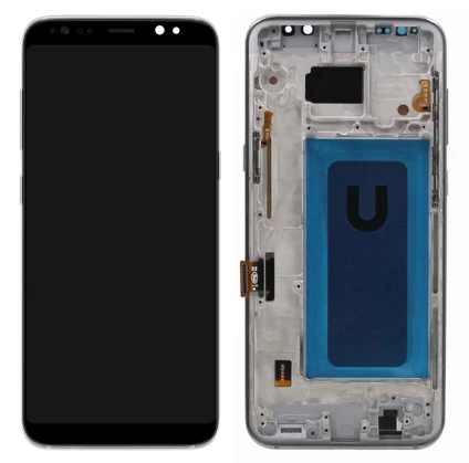 TE Samsung S8 Plus G955F Uyumlu Çıtalı A Kalite Lcd Ekran Beyaz ürün görseli 1