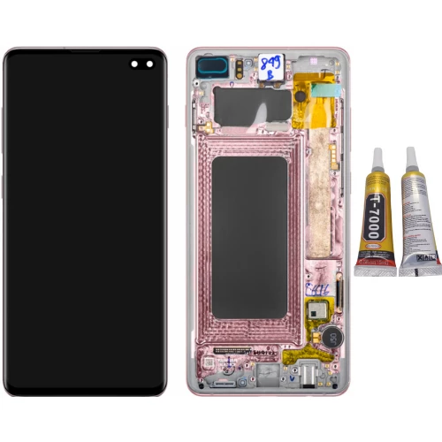 TE Samsung S10 Plus G975 Uyumlu Çıtalı OLED Lcd Ekran Gold ürün görseli 1