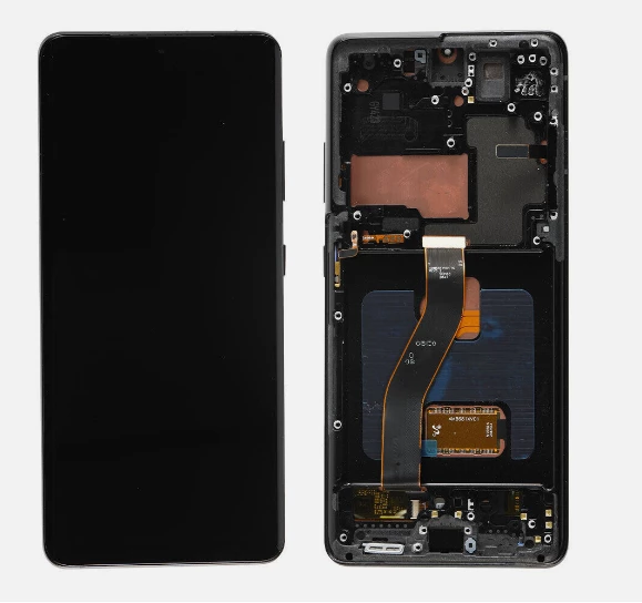 TE Samsung S21 Ultra 5G G998 Uyumlu Çıtalı OLED Lcd Ekran Siyah ürün görseli 1
