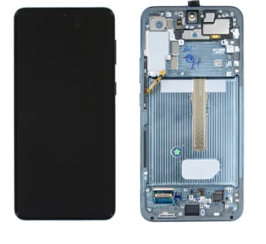 TE Samsung S22 Plus S906 Uyumlu Çıtalı A Kalite Lcd Ekran Mavi ürün görseli 1