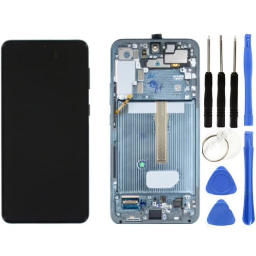 TE Samsung S22 Plus S906 Uyumlu Çıtalı OLED Lcd Ekran Mavi+Tamir Seti ürün görseli 1