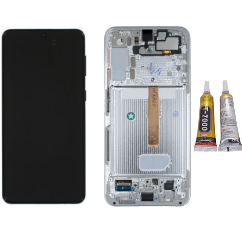TE Samsung S22 Plus S906 Uyumlu Çıtalı OLED Lcd Ekran Beyaz B7000 ürün görseli 1