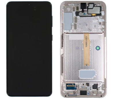 TE Samsung S22 Plus S906 Uyumlu Çıtalı A Kalite Lcd Ekran Pembe ürün görseli 1