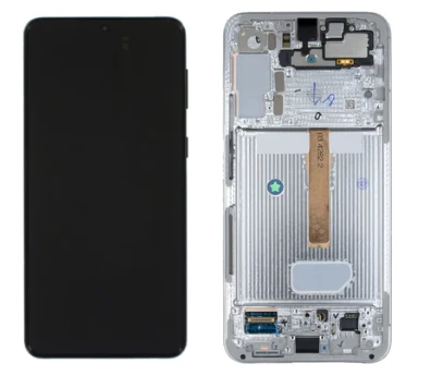 TE Samsung S22 Plus S906 Uyumlu Çıtalı A Kalite Lcd Ekran Beyaz ürün görseli 1
