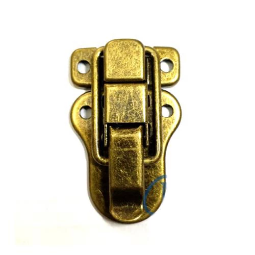 Sandık, Kutu Klipsi, Ön Kilidi - 48x30mm, Antik, 1 Adet ürün görseli 1