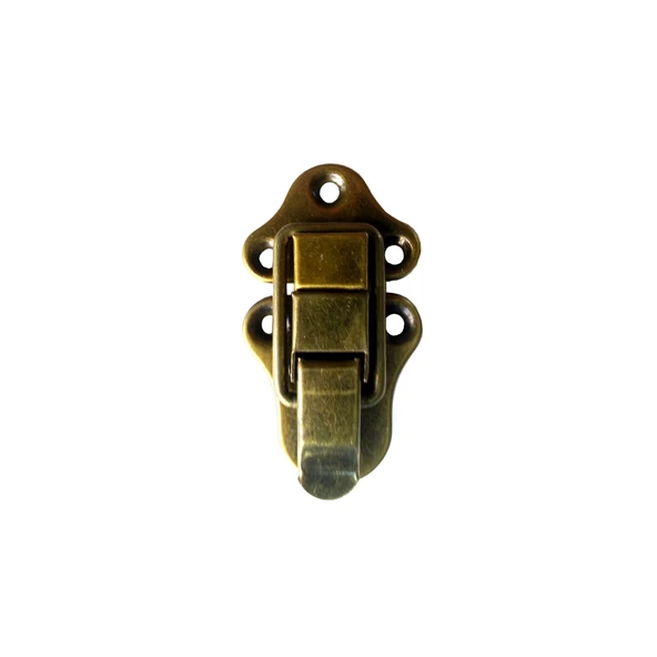 Sandık, Kutu Klipsi, Ön Kilidi - 72x40mm, Antik, 1 Adet ürün görseli 1